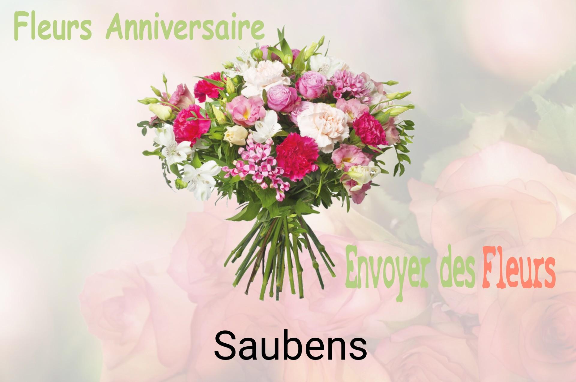Bouquet de fleurs d’anniversaire livré à Saubens